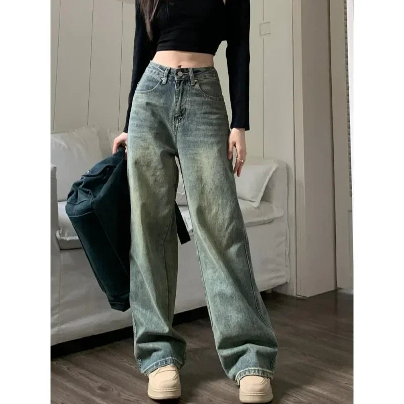 Vintage wide-leg jeans