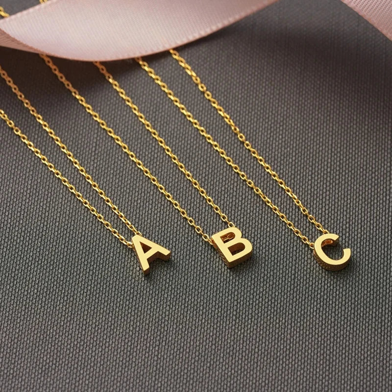 Gold Initial Necklace