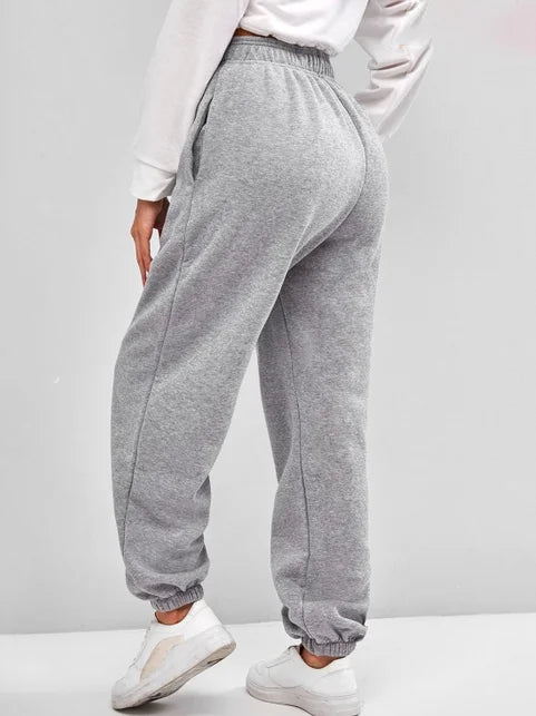 Woman elastic sweatpants