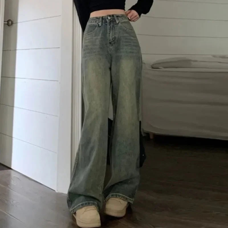 Vintage wide-leg jeans