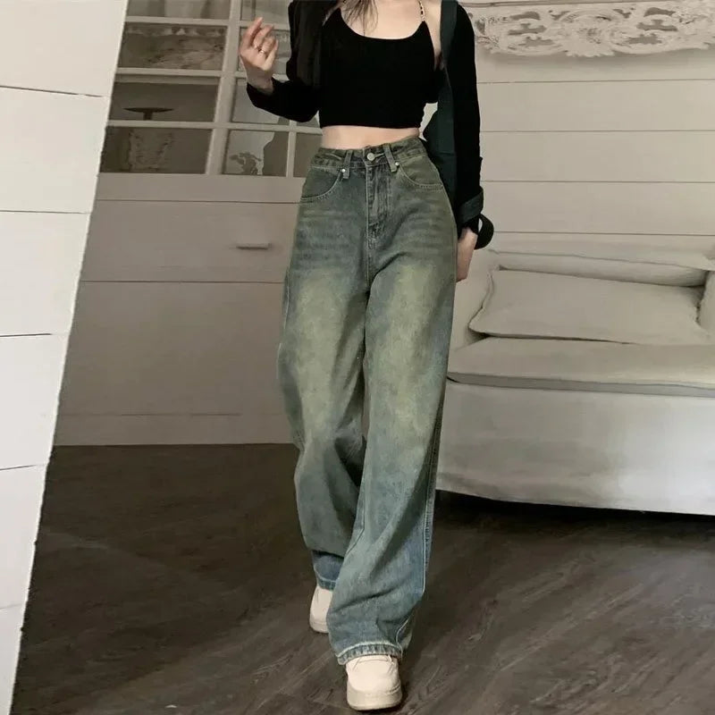 Vintage wide-leg jeans