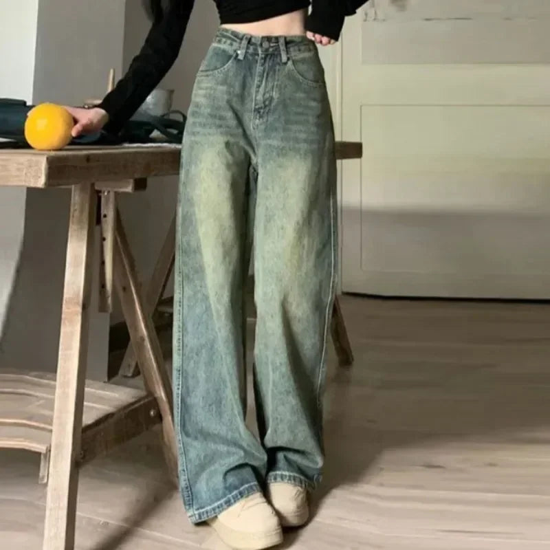 Vintage wide-leg jeans