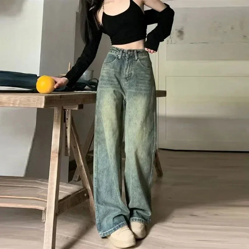 Vintage wide-leg jeans